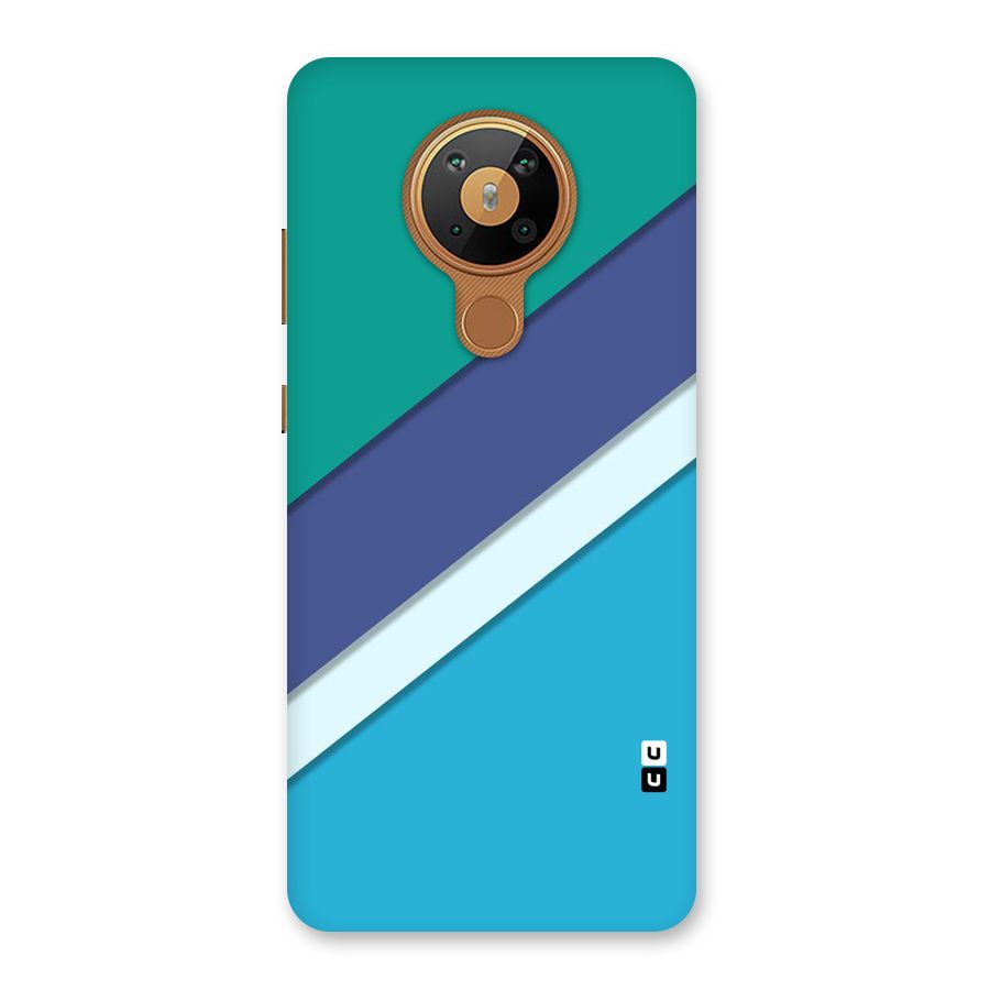 Elegant Colored Stripes Back Case for Nokia 5.3