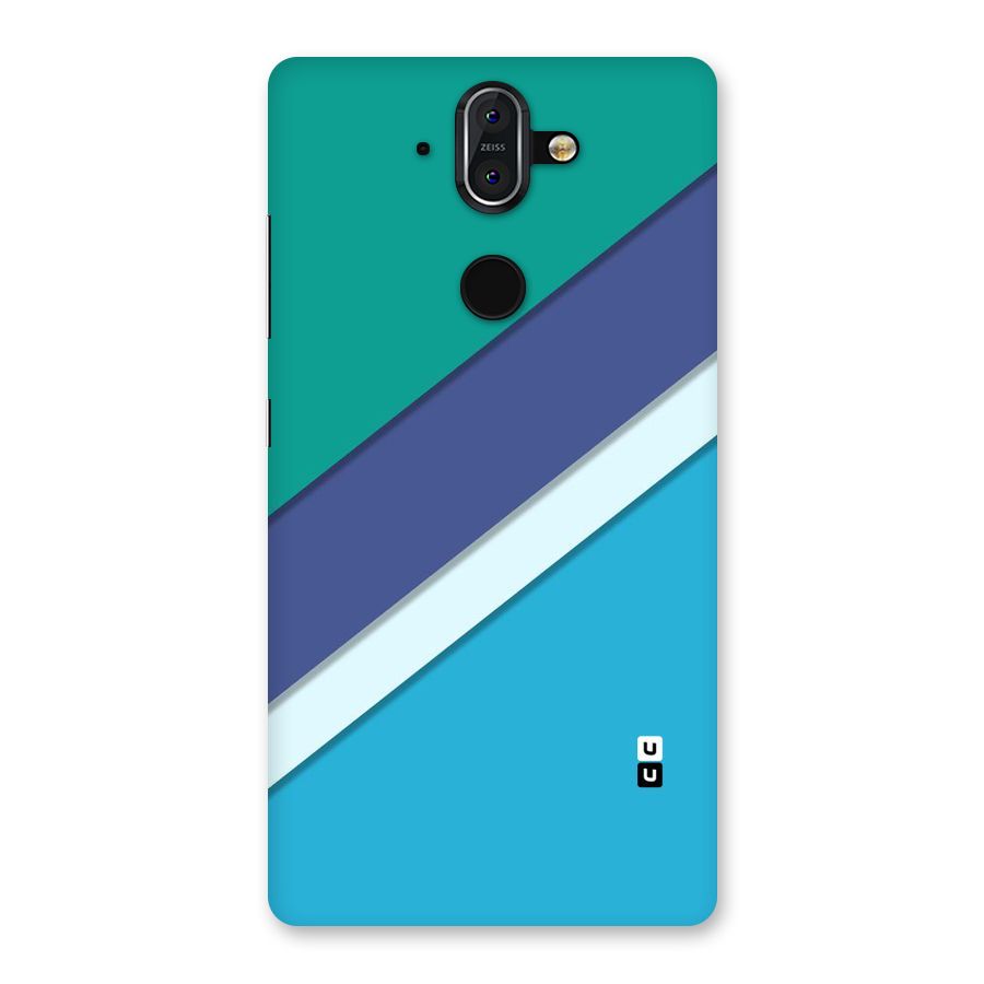 Elegant Colored Stripes Back Case for Nokia 8 Sirocco