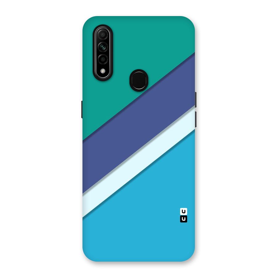 Elegant Colored Stripes Back Case for Oppo A31