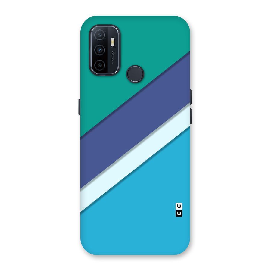 Elegant Colored Stripes Back Case for Oppo A32