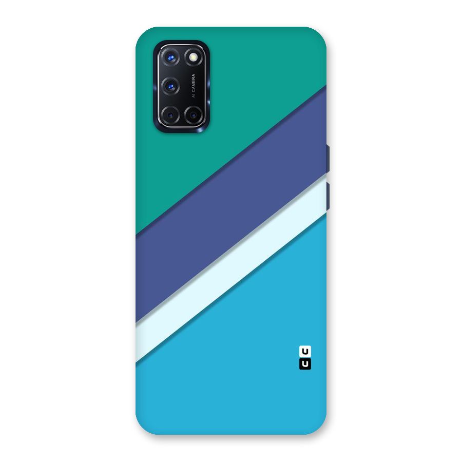 Elegant Colored Stripes Back Case for Oppo A52