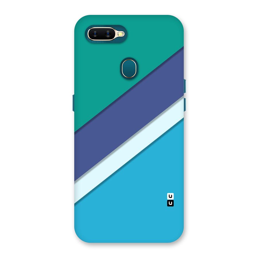 Elegant Colored Stripes Back Case for Oppo A7