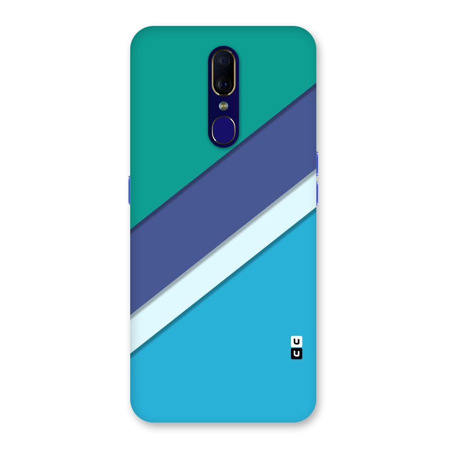 Elegant Colored Stripes Back Case for Oppo A9