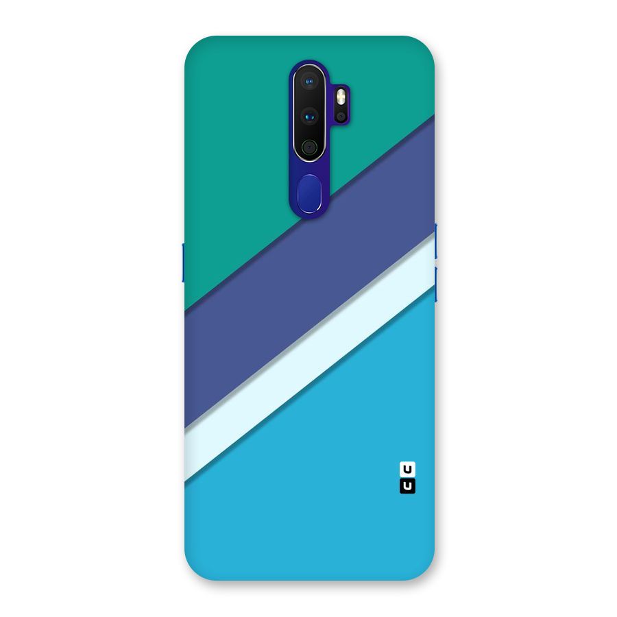 Elegant Colored Stripes Back Case for Oppo A9 (2020)