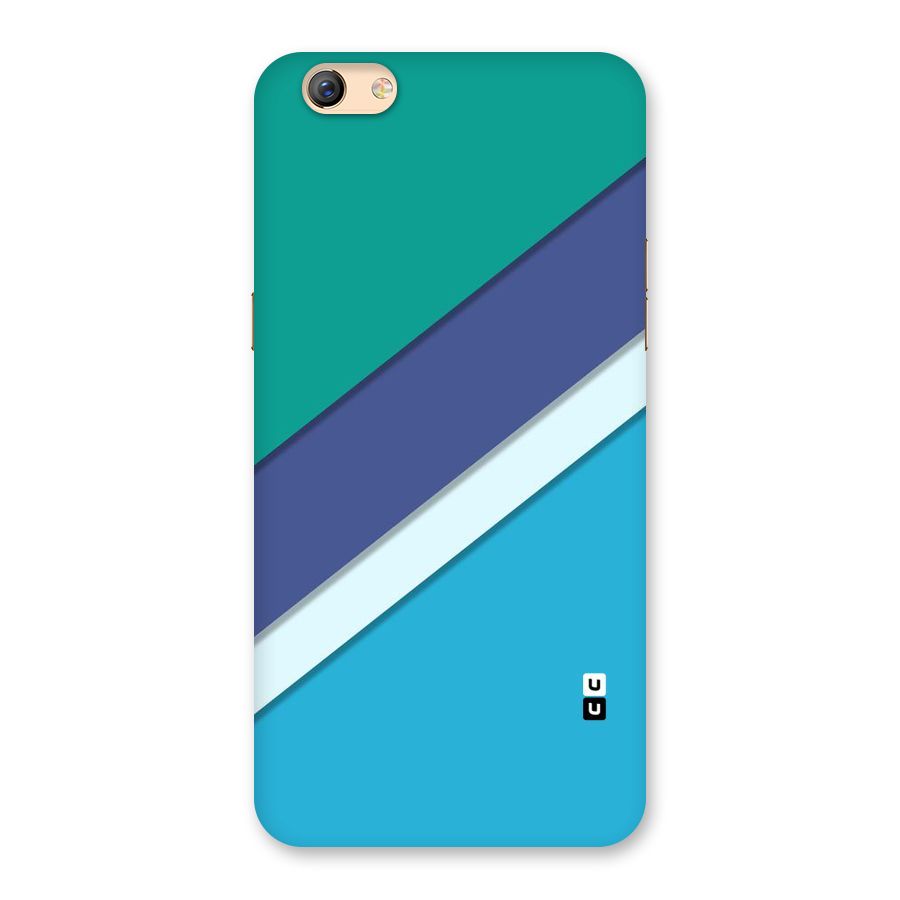 Elegant Colored Stripes Back Case for Oppo F3 Plus