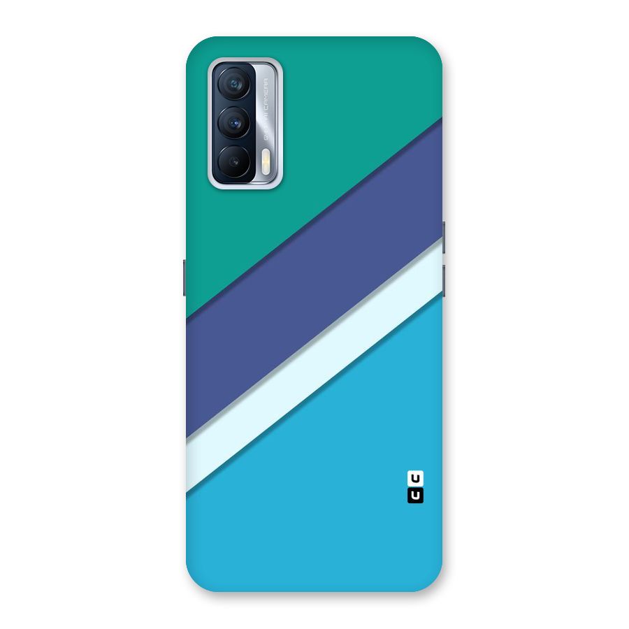Elegant Colored Stripes Back Case for Realme X7