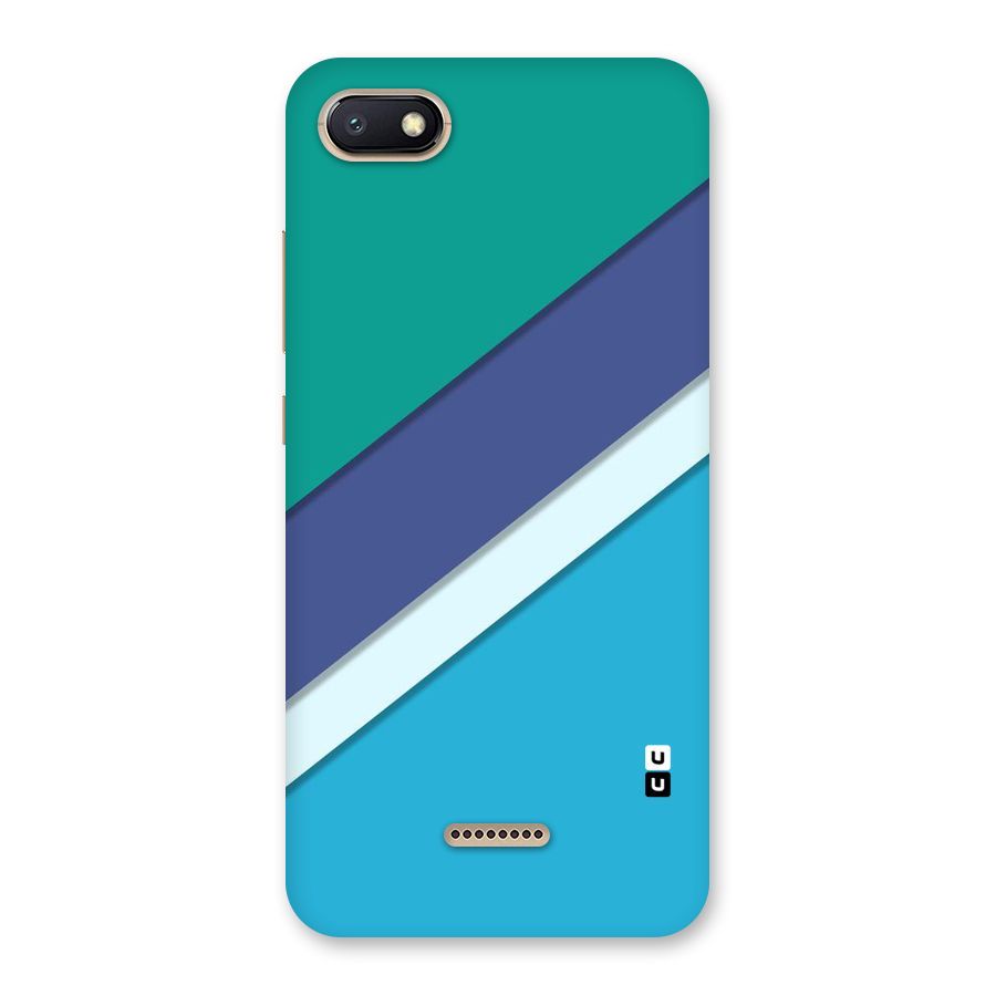 Elegant Colored Stripes Back Case for Redmi 6A