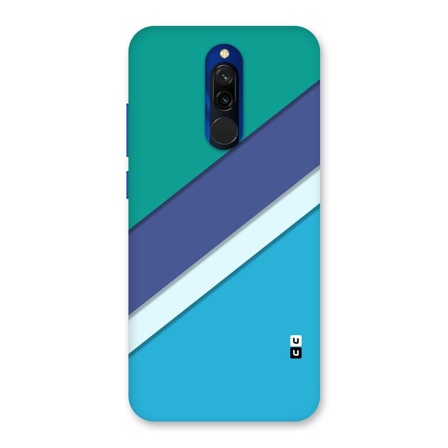 Elegant Colored Stripes Back Case for Redmi 8