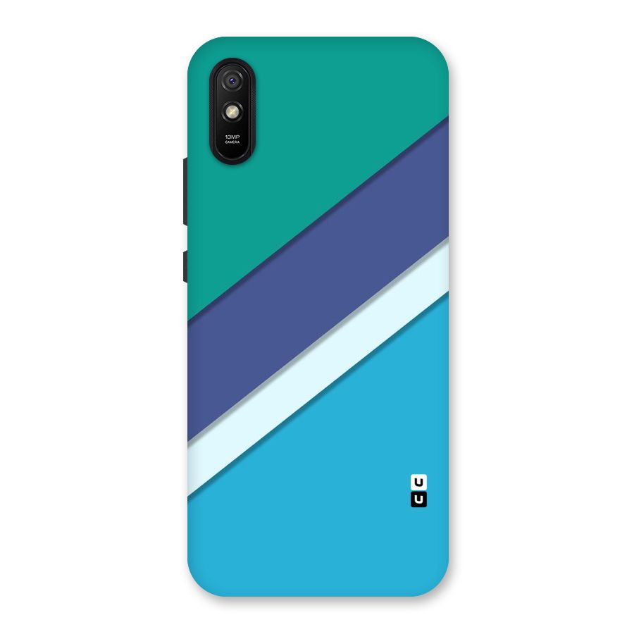 Elegant Colored Stripes Back Case for Redmi 9A