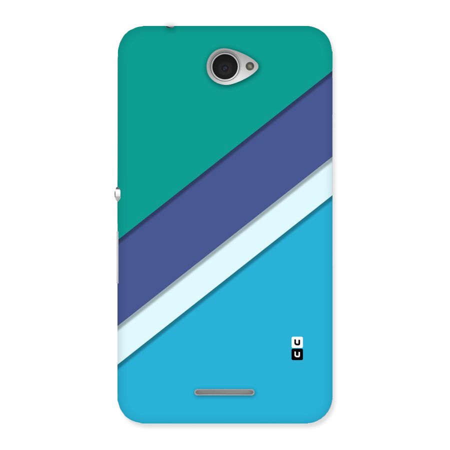Elegant Colored Stripes Back Case for Sony Xperia E4