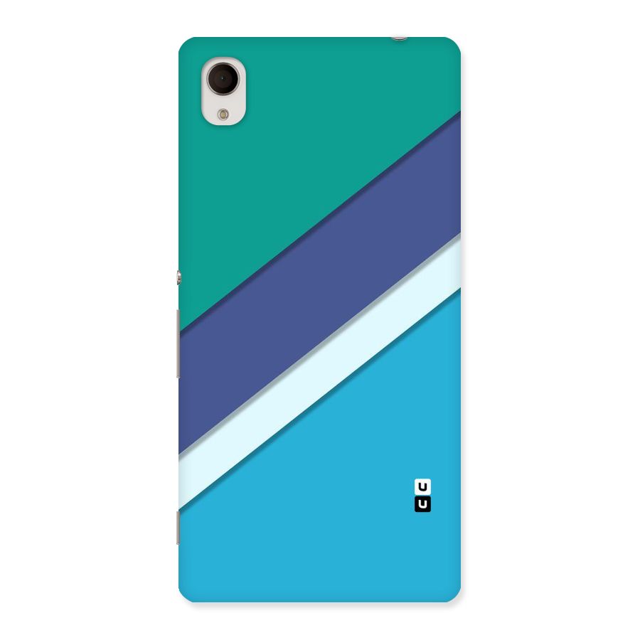 Elegant Colored Stripes Back Case for Sony Xperia M4