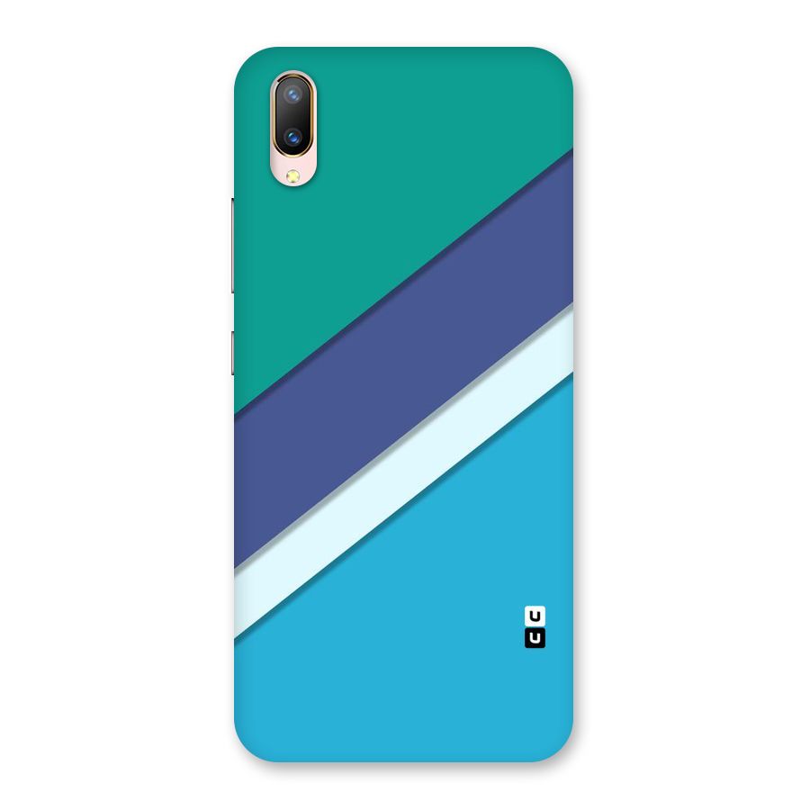 Elegant Colored Stripes Back Case for Vivo V11 Pro