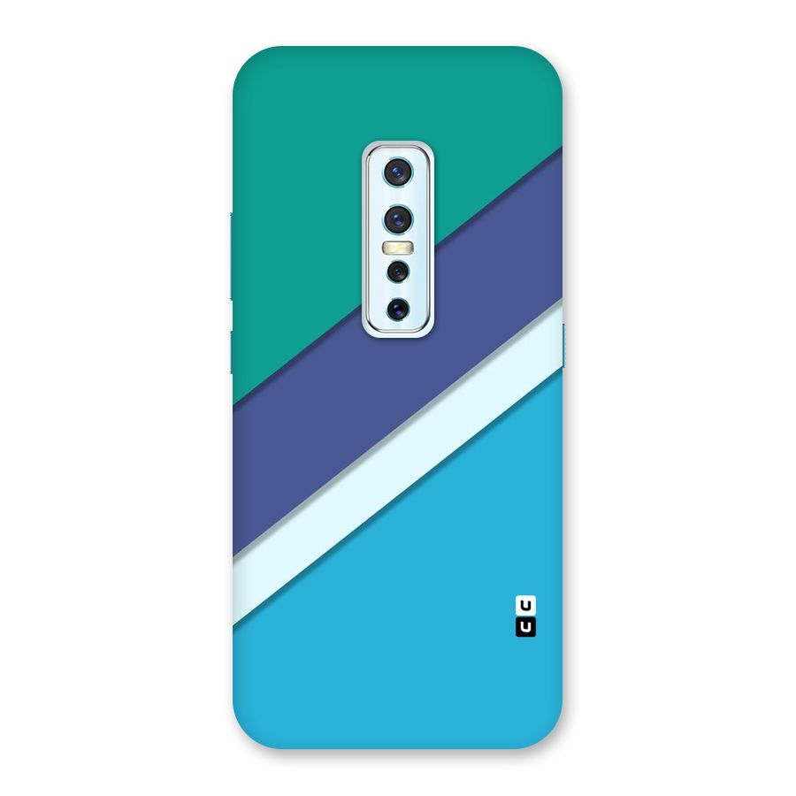 Elegant Colored Stripes Back Case for Vivo V17 Pro