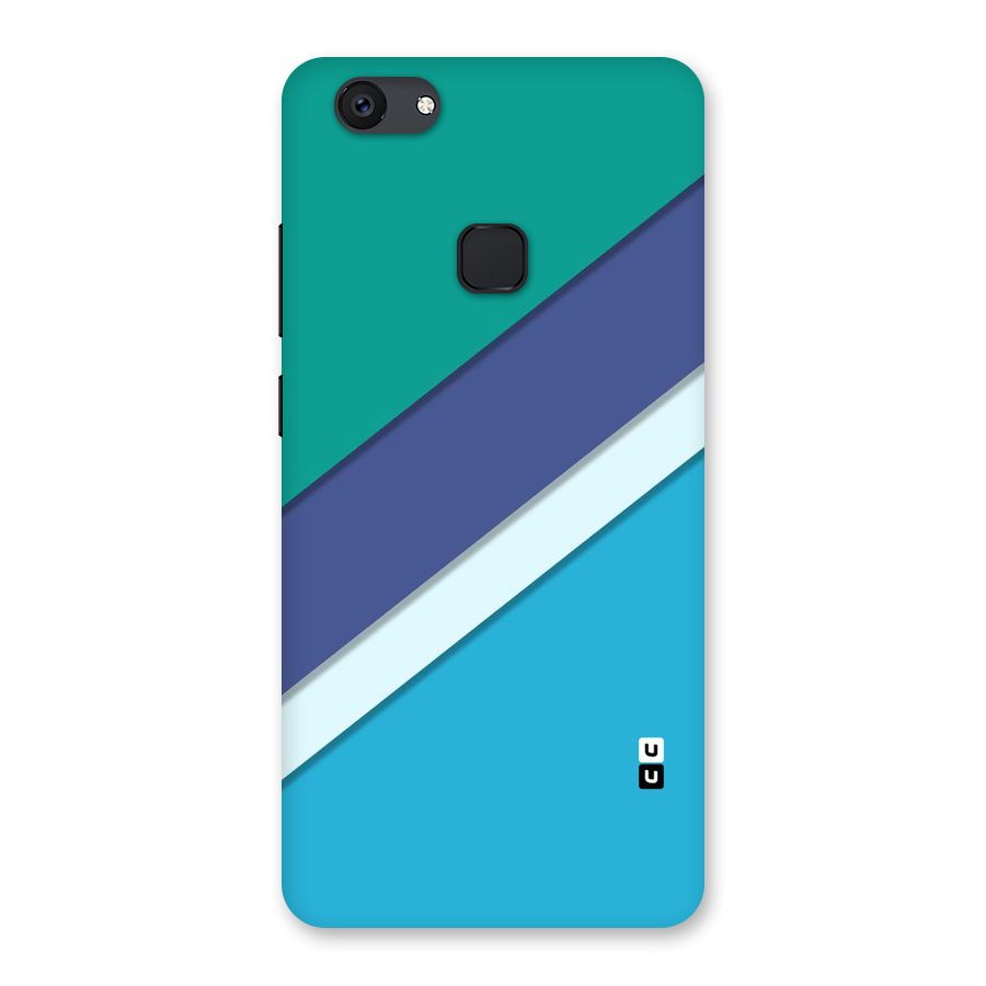 Elegant Colored Stripes Back Case for Vivo V7 Plus