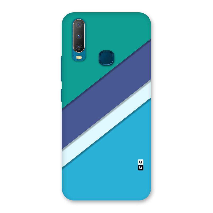 Elegant Colored Stripes Back Case for Vivo Y17