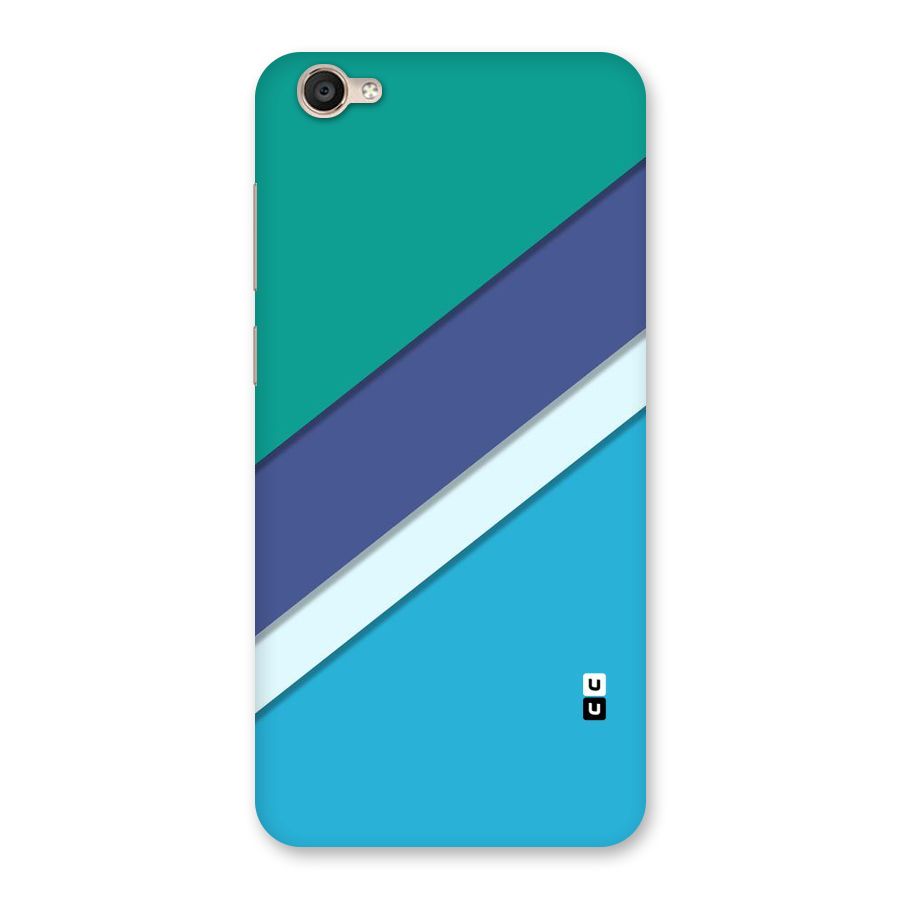 Elegant Colored Stripes Back Case for Vivo Y55s