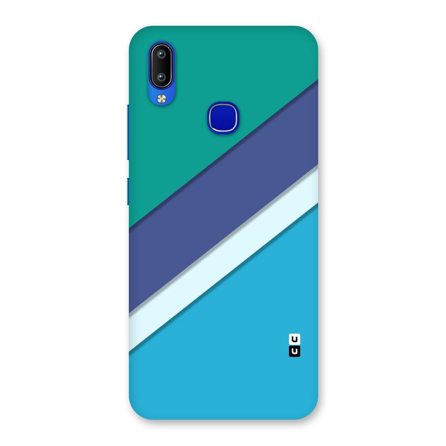Elegant Colored Stripes Back Case for Vivo Y91