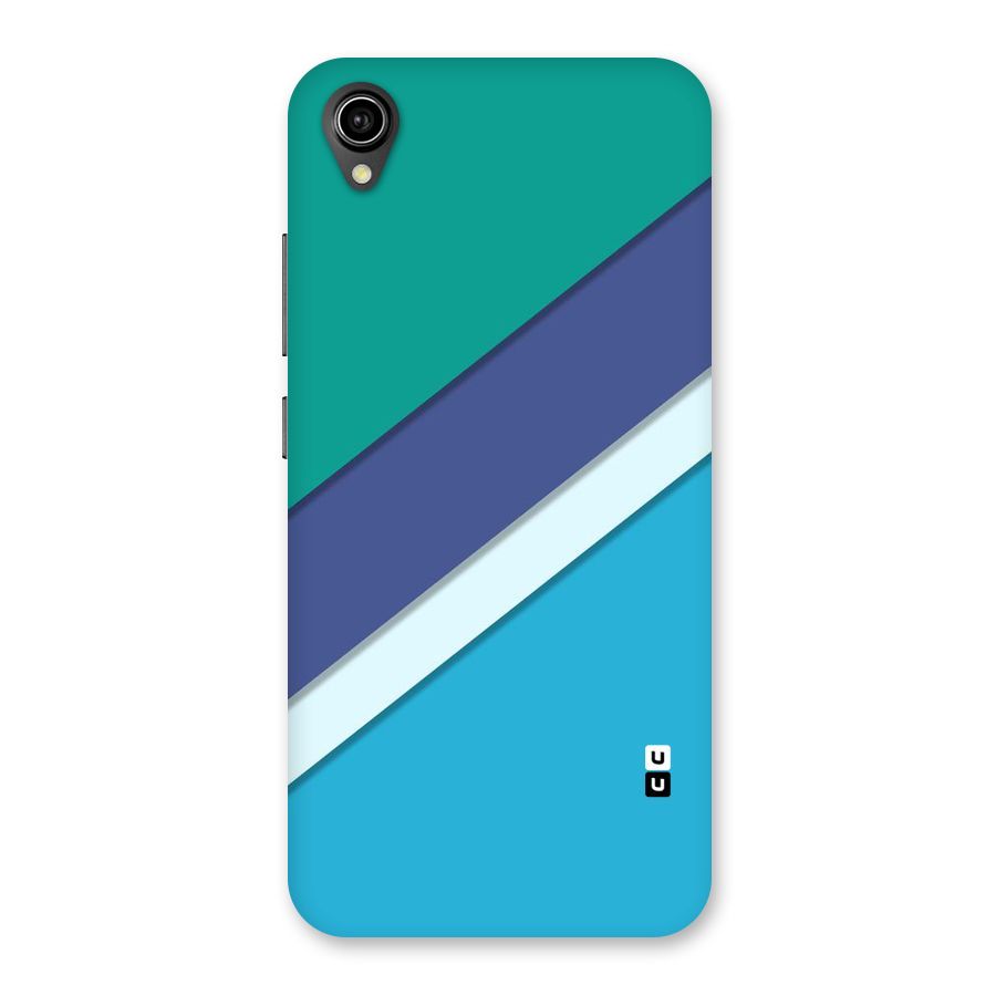 Elegant Colored Stripes Back Case for Vivo Y91i