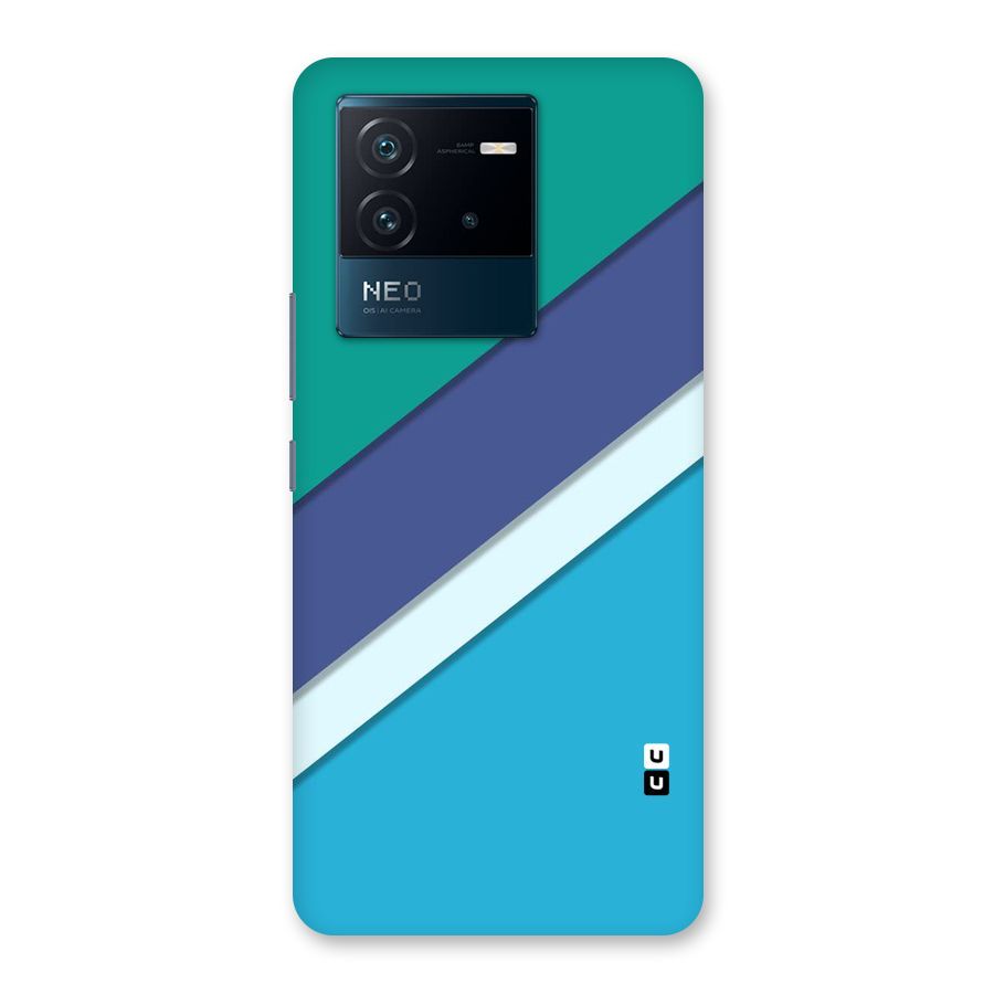 Elegant Colored Stripes Back Case for Vivo iQOO Neo 6 5G