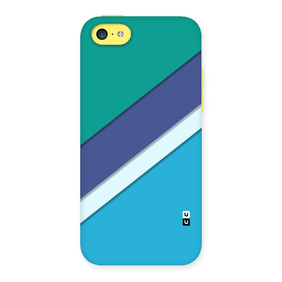 Elegant Colored Stripes Back Case for iPhone 5C