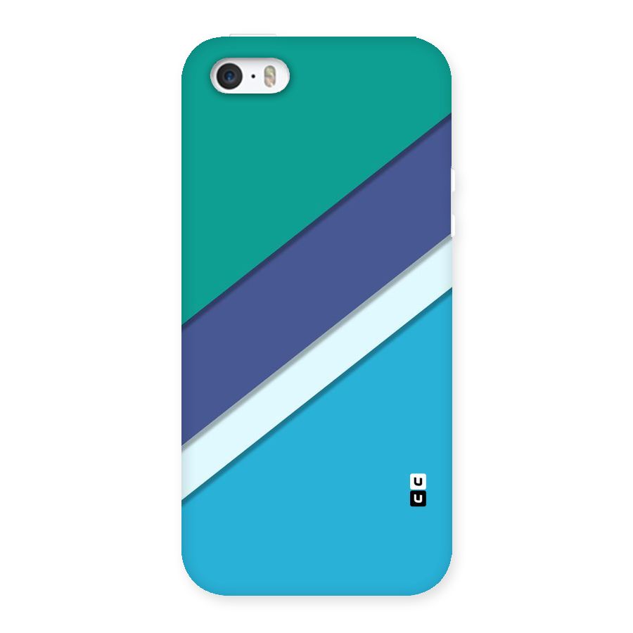 Elegant Colored Stripes Back Case for iPhone 5 5S