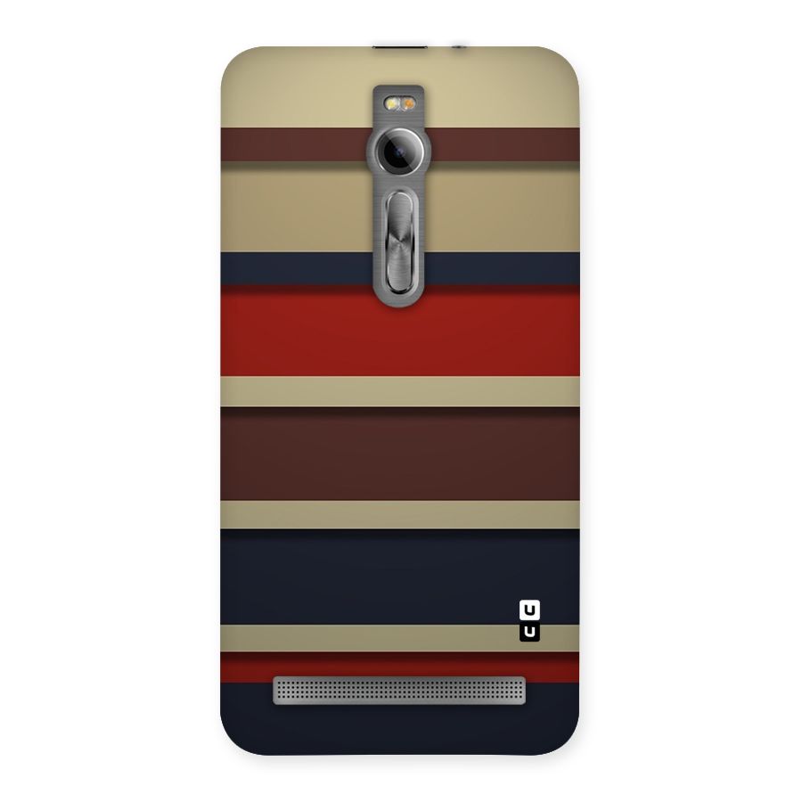 Elegant Stripes Pattern Back Case for Asus Zenfone 2