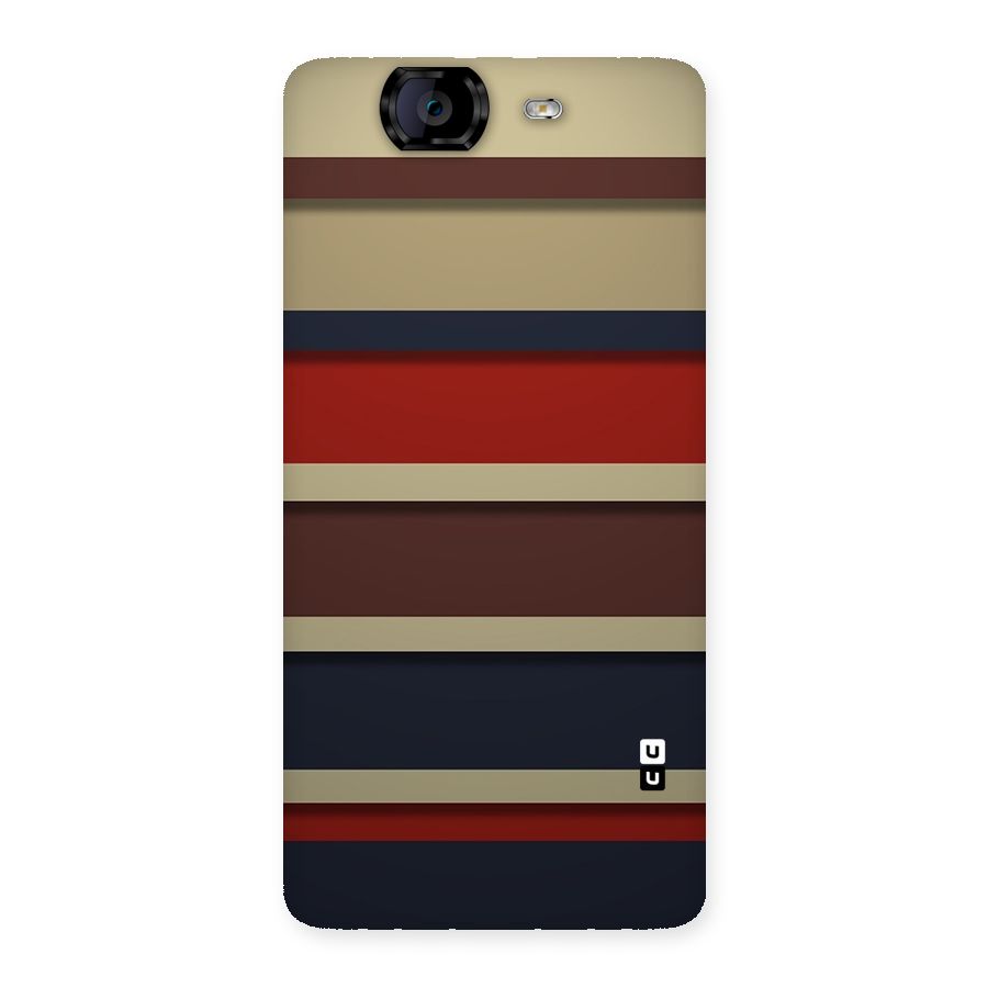 Elegant Stripes Pattern Back Case for Canvas Knight A350