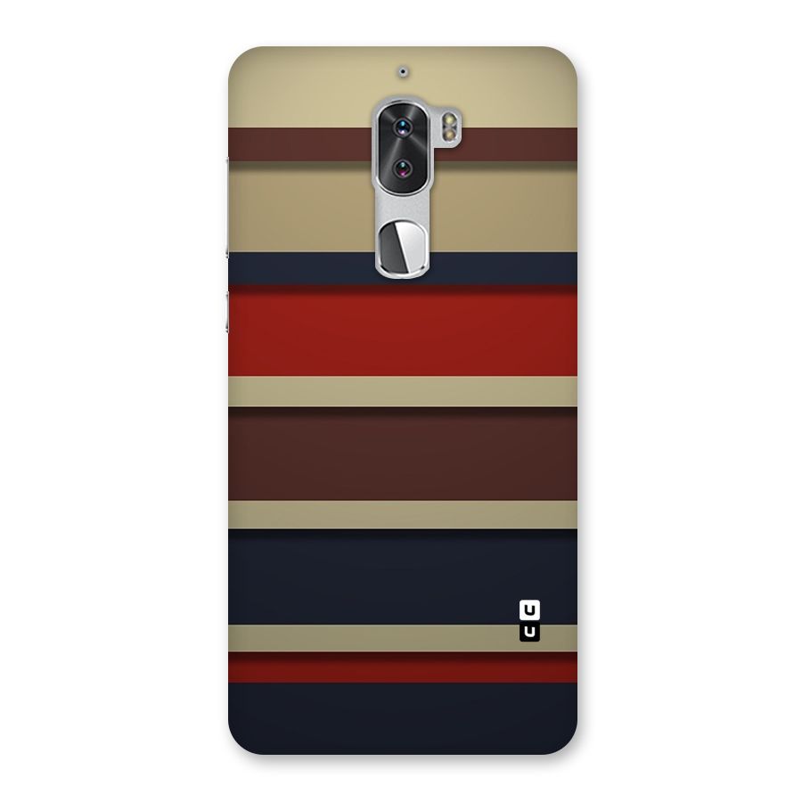 Elegant Stripes Pattern Back Case for Coolpad Cool 1