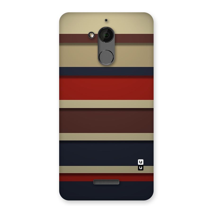 Elegant Stripes Pattern Back Case for Coolpad Note 5