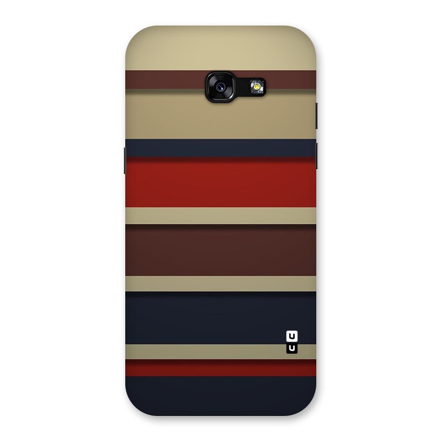 Elegant Stripes Pattern Back Case for Galaxy A5 2017