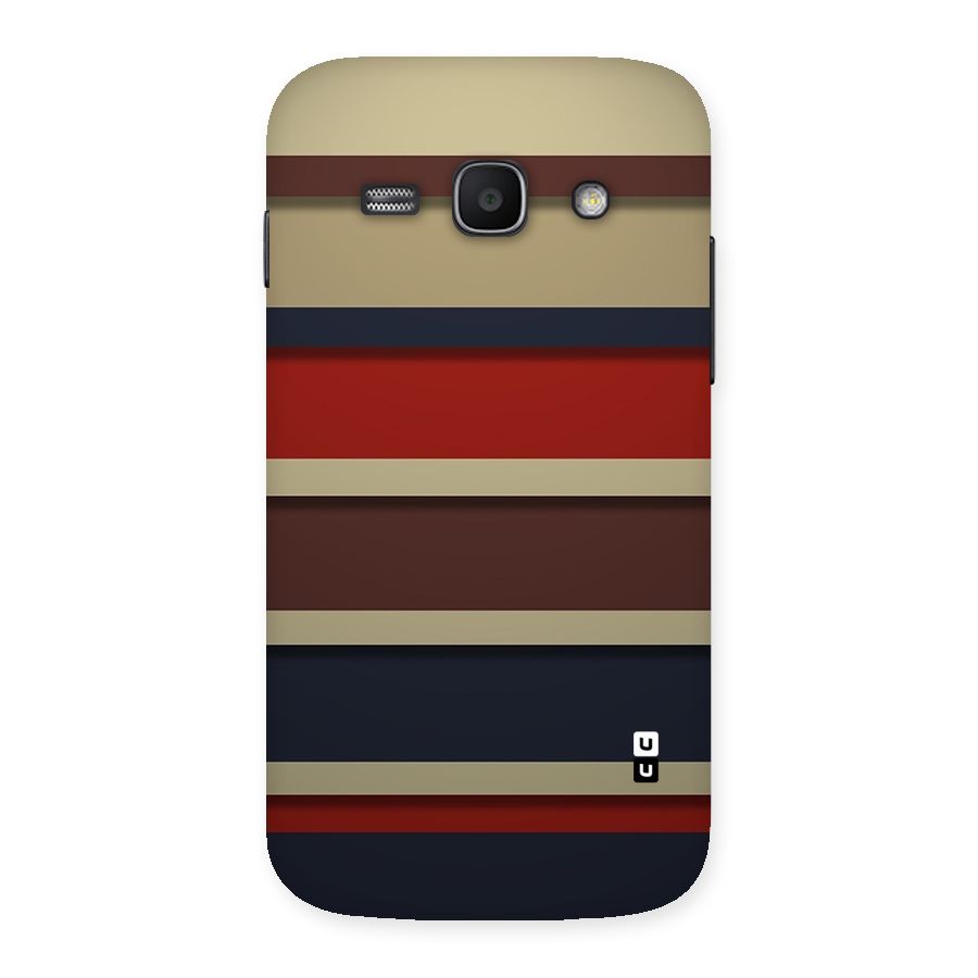 Elegant Stripes Pattern Back Case for Galaxy Ace 3