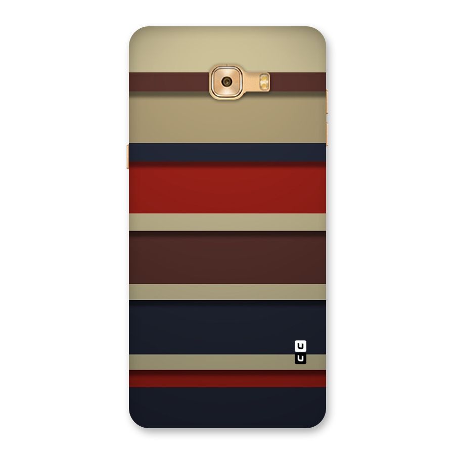 Elegant Stripes Pattern Back Case for Galaxy C9 Pro