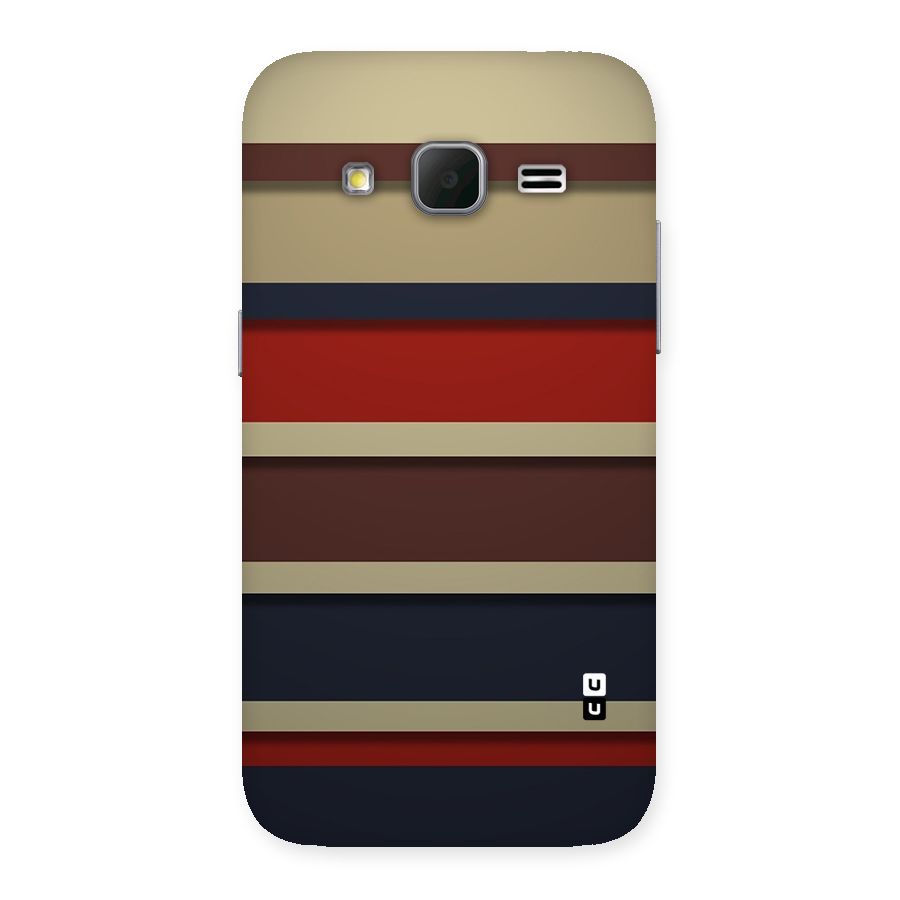 Elegant Stripes Pattern Back Case for Galaxy Core Prime