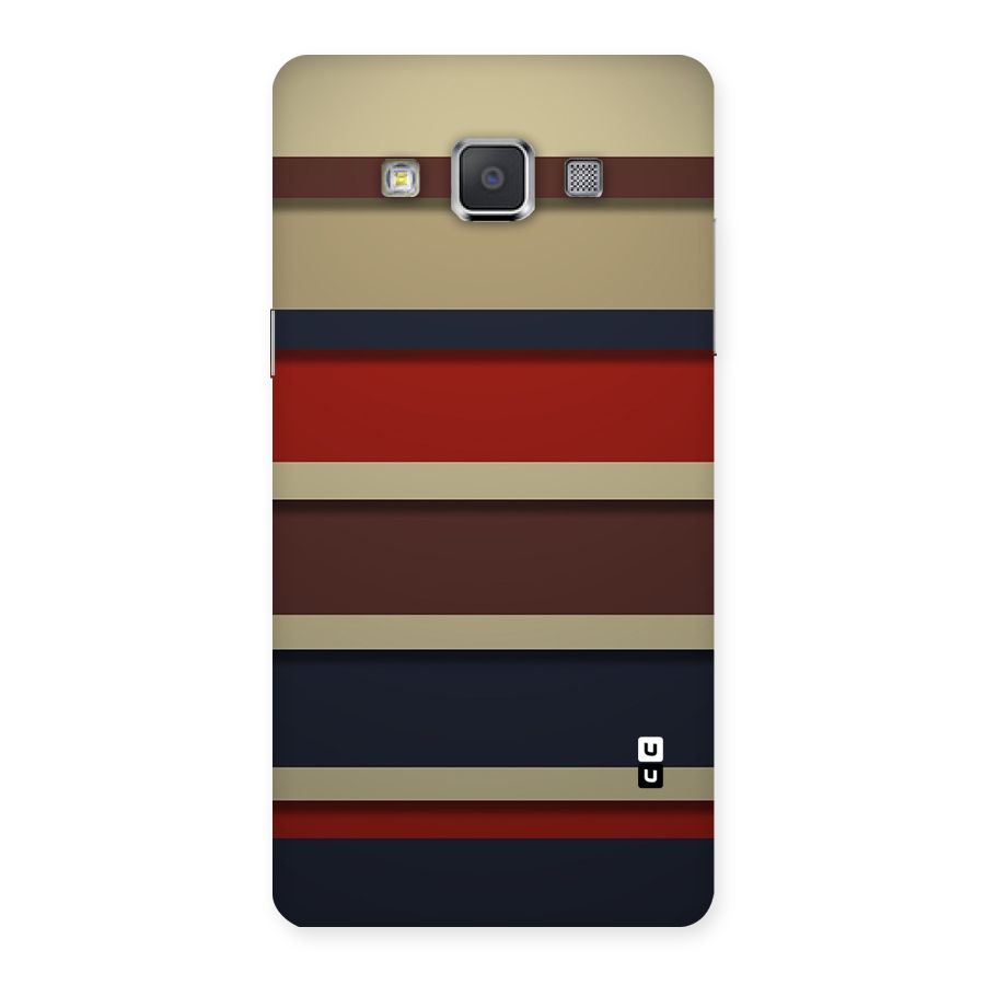 Elegant Stripes Pattern Back Case for Galaxy Grand Max