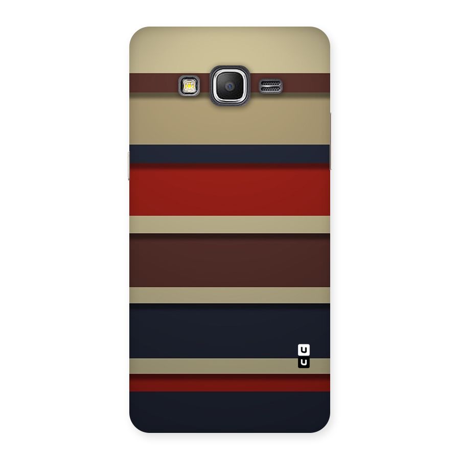 Elegant Stripes Pattern Back Case for Galaxy Grand Prime