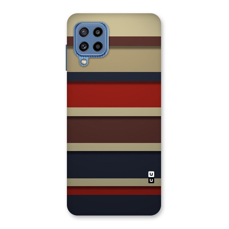 Elegant Stripes Pattern Back Case for Galaxy M32