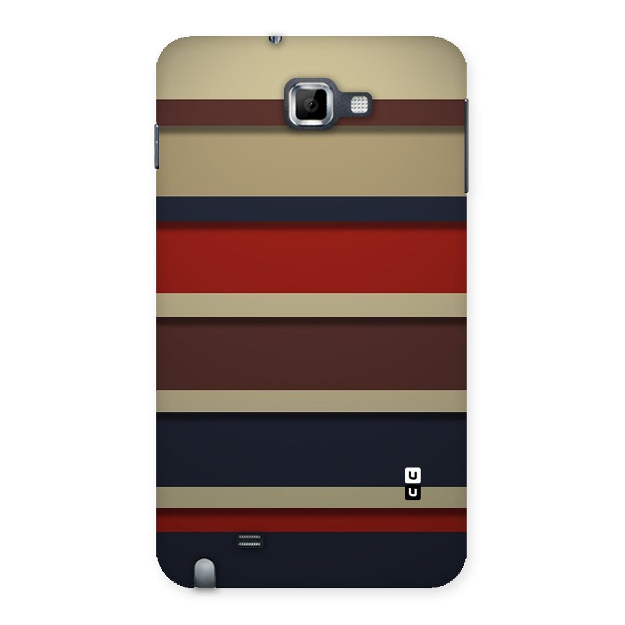 Elegant Stripes Pattern Back Case for Galaxy Note
