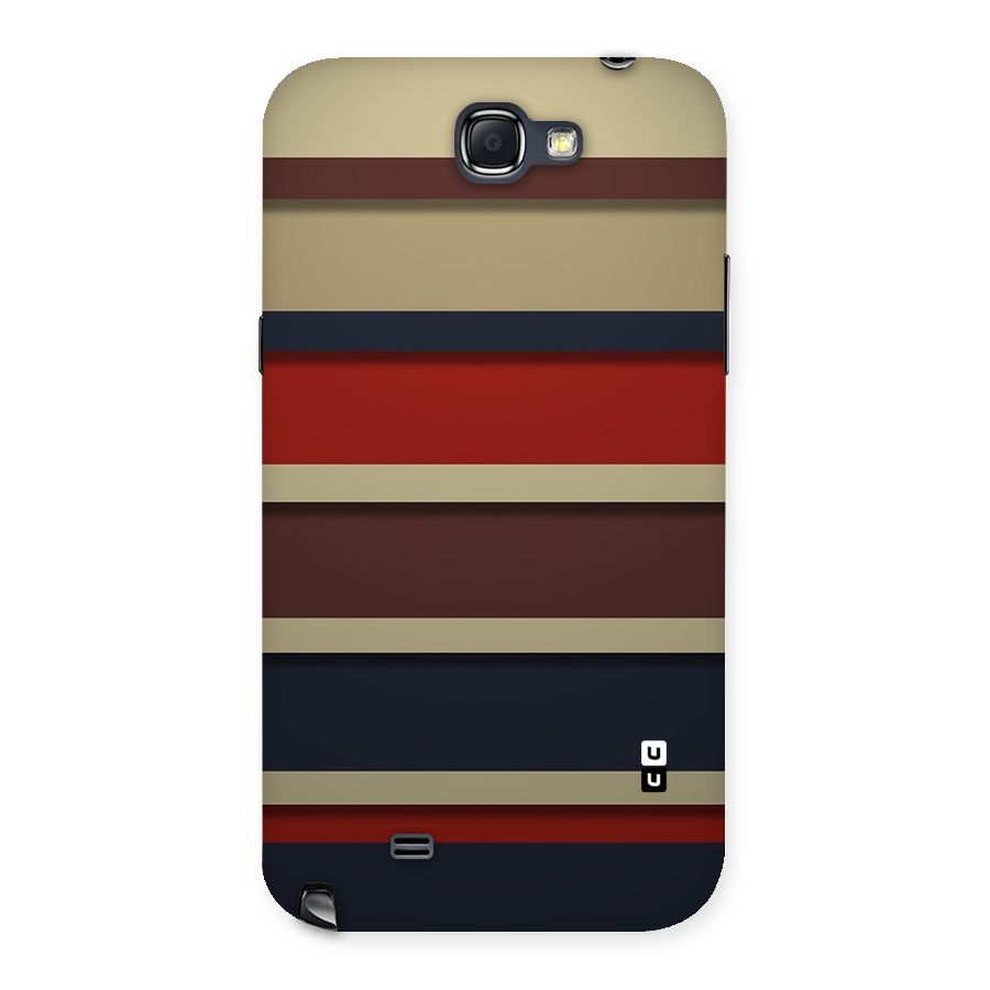Elegant Stripes Pattern Back Case for Galaxy Note 2