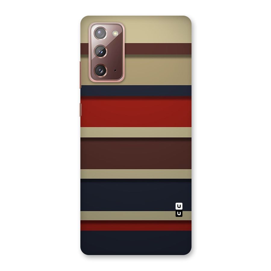 Elegant Stripes Pattern Back Case for Galaxy Note 20