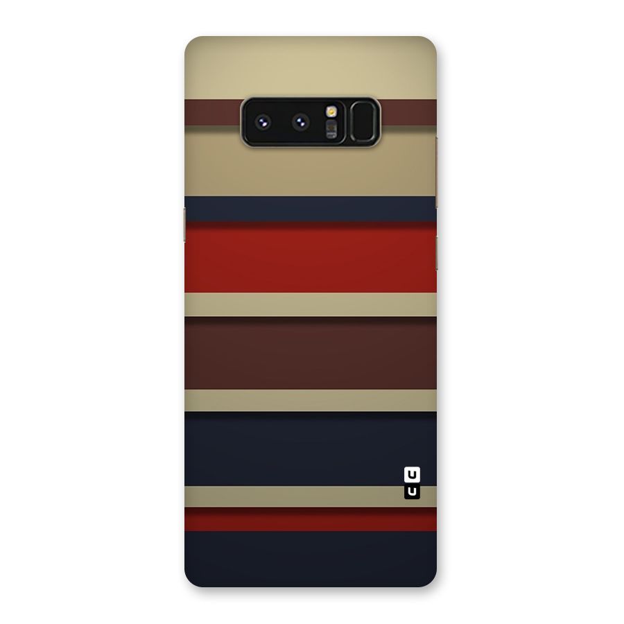 Elegant Stripes Pattern Back Case for Galaxy Note 8