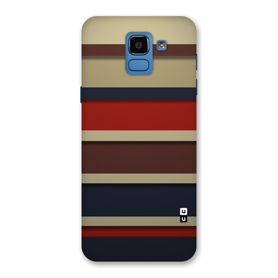 Elegant Stripes Pattern Back Case for Galaxy On6