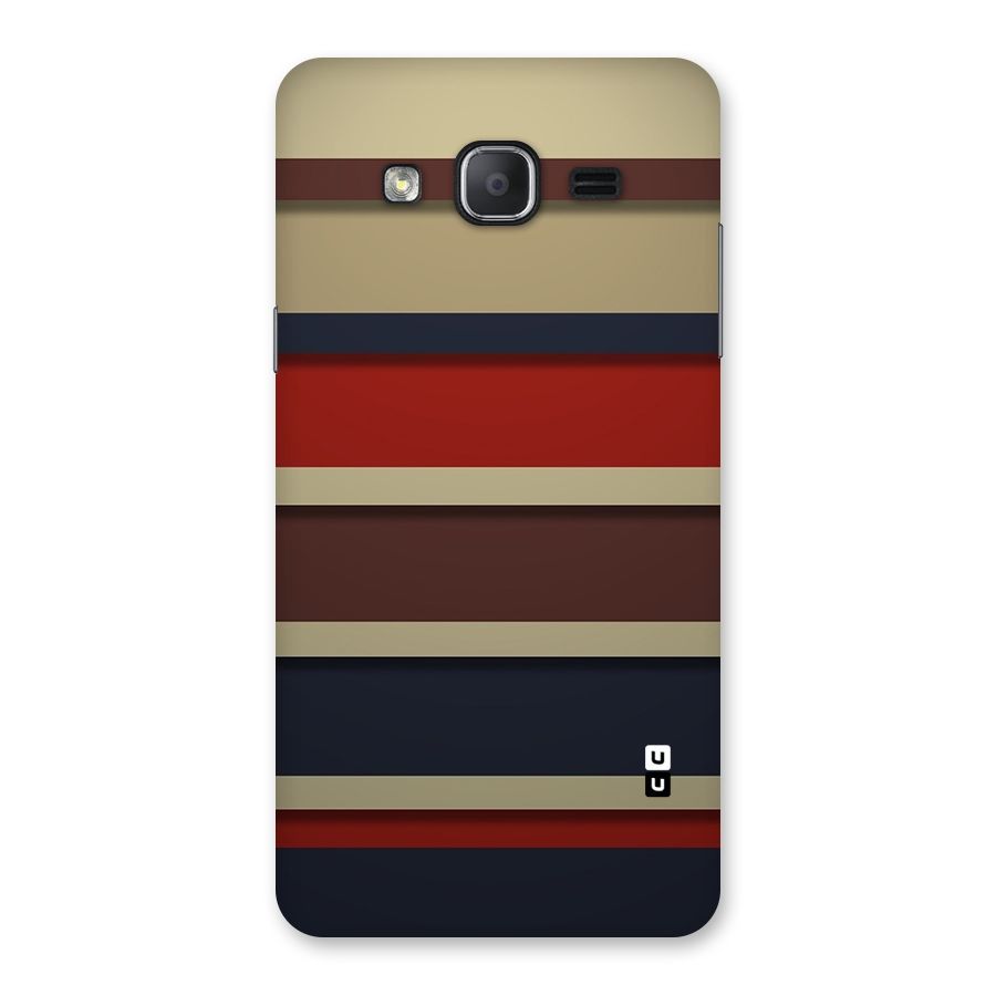 Elegant Stripes Pattern Back Case for Galaxy On7 2015