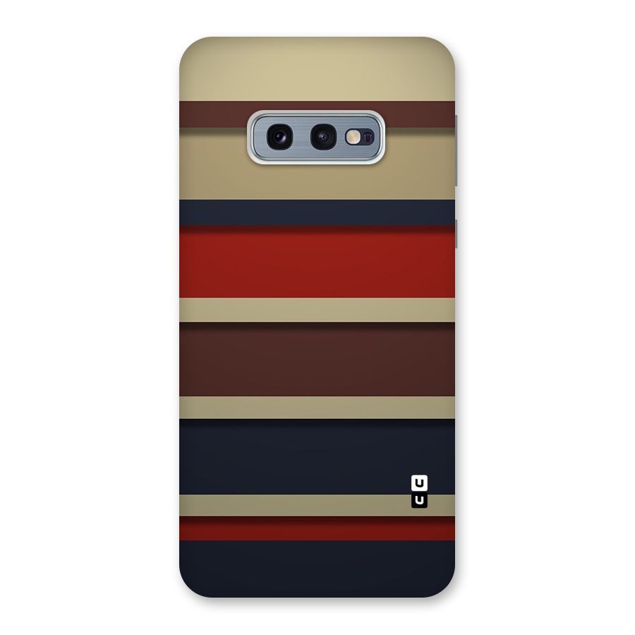 Elegant Stripes Pattern Back Case for Galaxy S10e