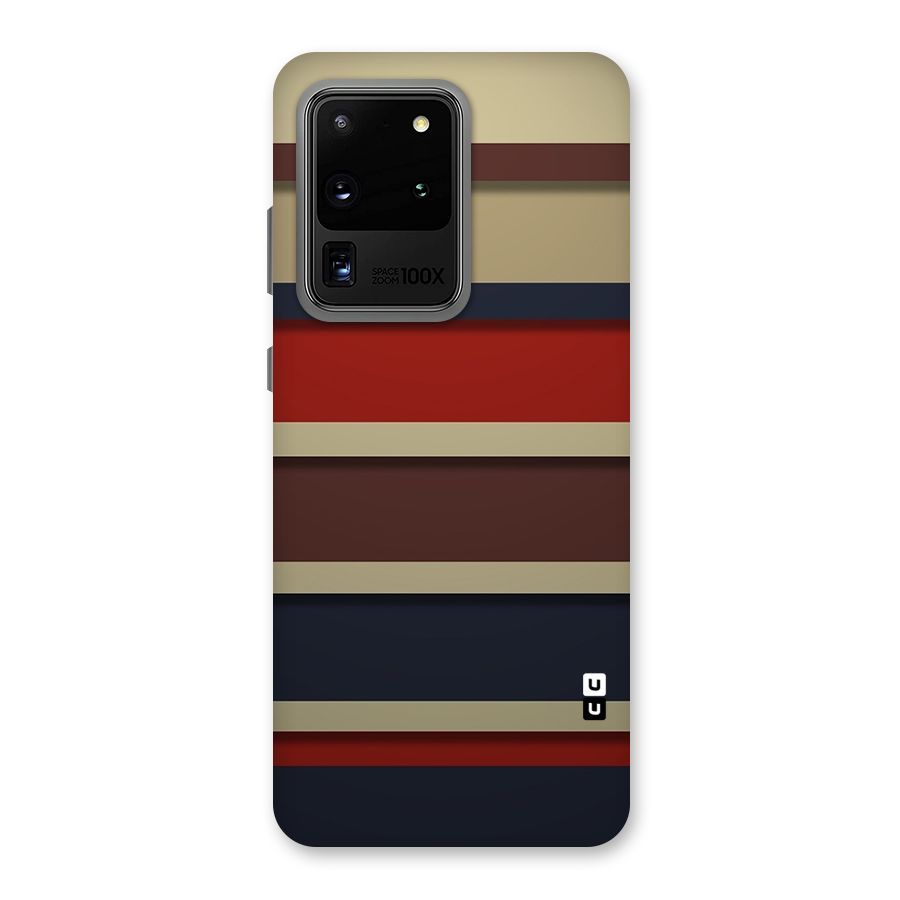Elegant Stripes Pattern Back Case for Galaxy S20 Ultra