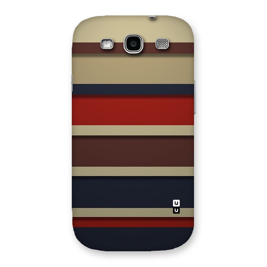 Elegant Stripes Pattern Back Case for Galaxy S3