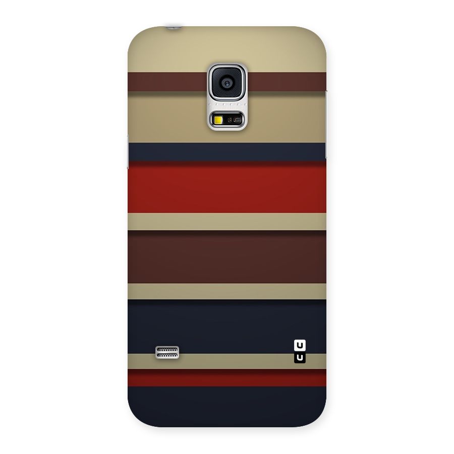 Elegant Stripes Pattern Back Case for Galaxy S5 Mini
