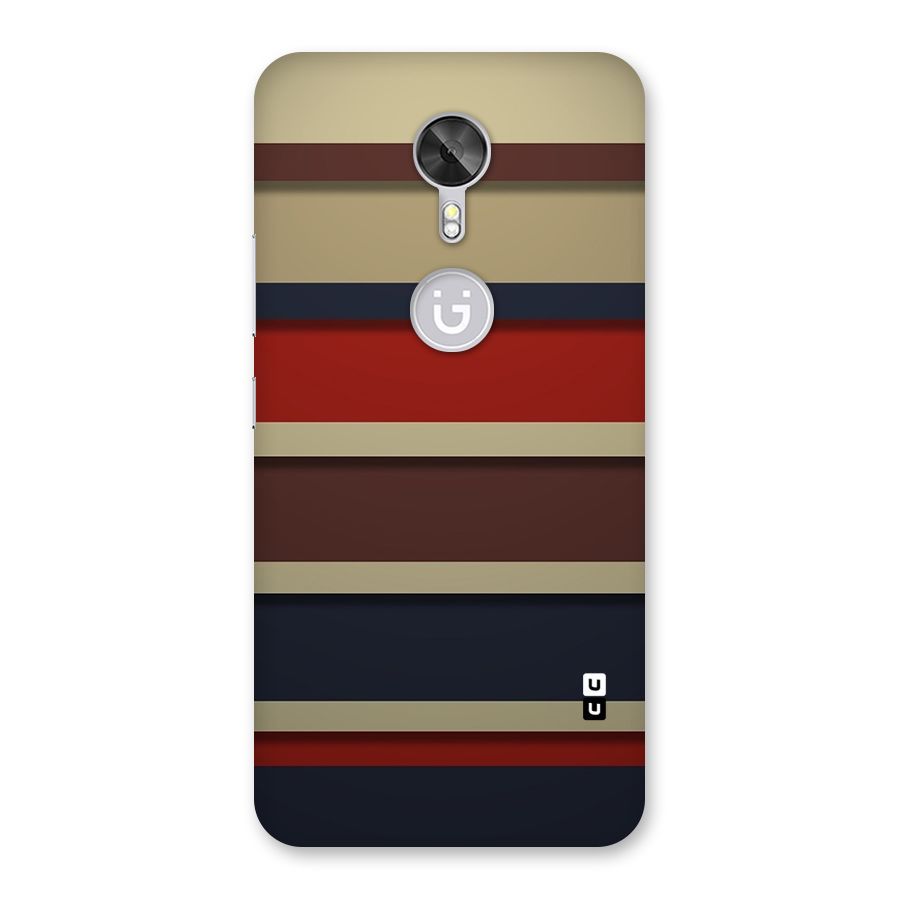 Elegant Stripes Pattern Back Case for Gionee A1