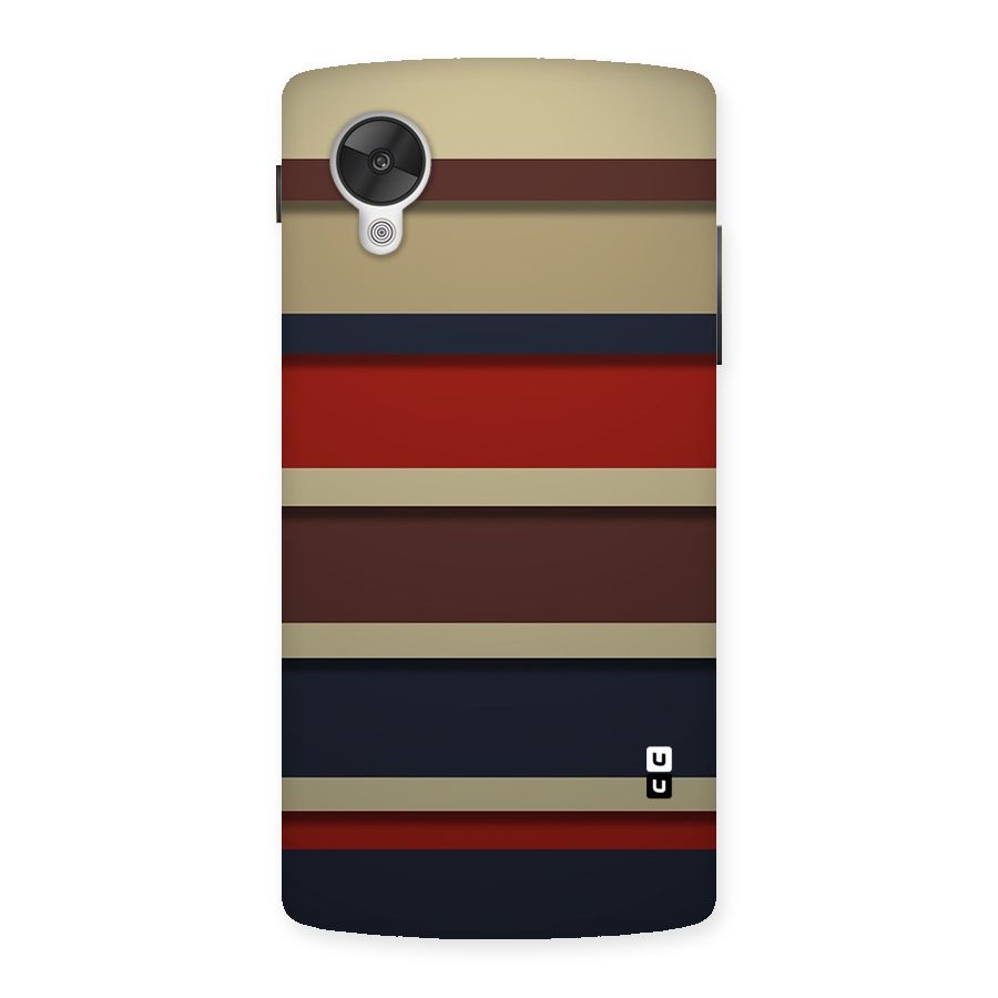 Elegant Stripes Pattern Back Case for Google Nexsus 5