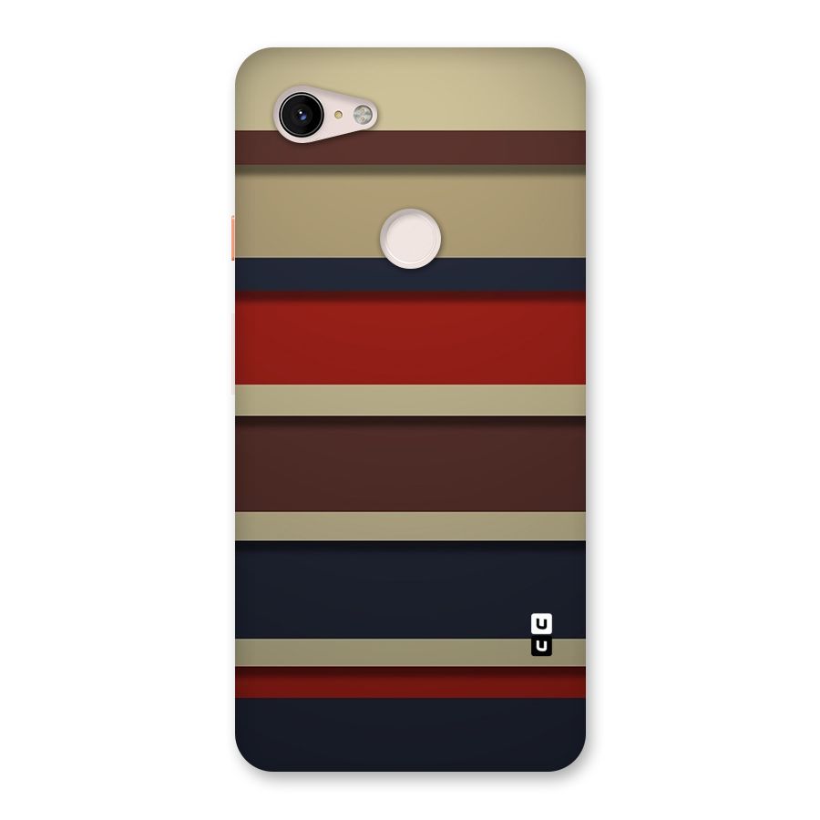 Elegant Stripes Pattern Back Case for Google Pixel 3 XL
