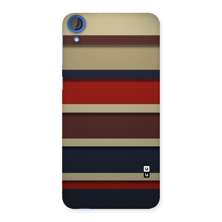 Elegant Stripes Pattern Back Case for HTC Desire 820
